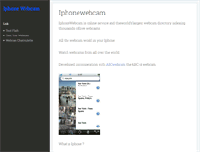 Tablet Screenshot of iphonewebcam.com